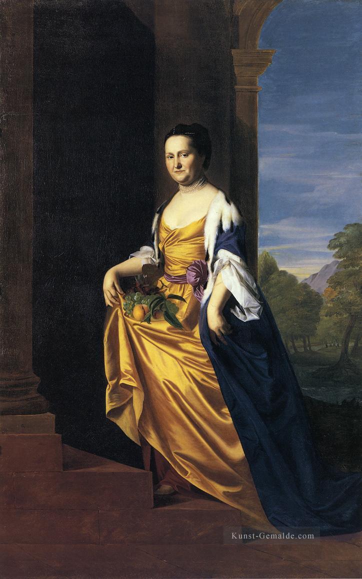 Frau Jeremiah Lee Martha Swett kolonialen Neuengland Porträtmalerei John Singleton Copley Ölgemälde